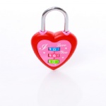 AJF heart high quality and top security 40mm 3 digit combination lock
