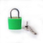 Square Colorful Brass Material Diary Luggage Pad Lock