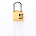 AJF 60mm protection 4 numbers solid brass combination padlock