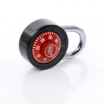 50mm electrophoresis  black case red dial combo lock