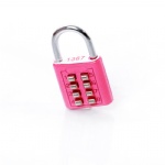 AJF high quality and top security Four password pink combination lock
