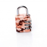 AJF heart high quality and top security 32mm 3 digit combination camouflage lock