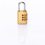 AJF high quality 30mm metal brass resettable 3-digit code lock