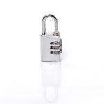 AJF Brand high quality 30mm resettable 3 wheels combination padlock