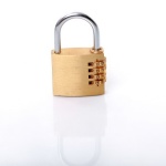 AJF 40MM High Quality Wholesale Resettable brass 4-digit combination lock