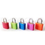 Mini brass diary lock the colours like the rainbow with ABS covered