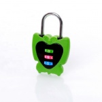 AJF new arrival 3 digits colorful butterfly shape newest unique padlock