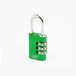 AJF 3 or 4 digit code 1000 different combinations aluminium safety padlock