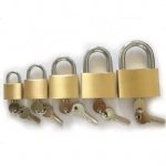 AJF high quality and security heavy duty solid brass padlocks