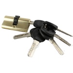 AJF New Design Durable high quality and security 60mm US style brass cylinder lock