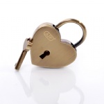 Bronze Heart Lock