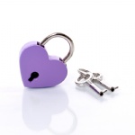 Purple Mini Heart Lock