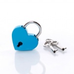 Blue Mini Heart Lock