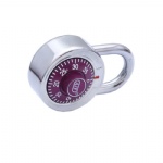 1-7/8in (50mm) General Security Combination Padlock with Purple Colored Dial