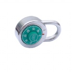 1-7/8in (50mm) General Security Combination Padlock with Teal Colored Dial